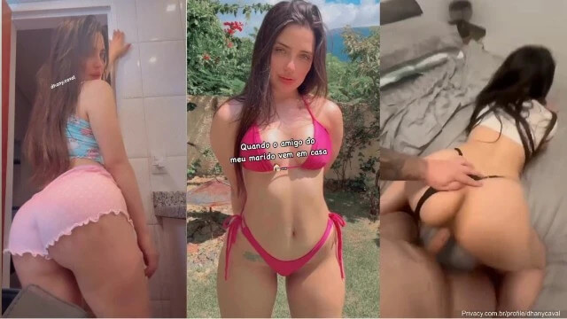 Ninfetinha Dhay Cavalcanti transando empinada metendo gostoso